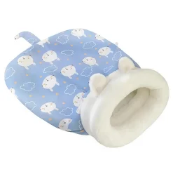 DOWNYPAWS - Sac de couchage pour chat: nid semi - fermé 360° chaud doux en peluche