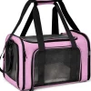 DOWNYPAWS - Sac de transport pour chat, portable et pliable rose taille l downypaws