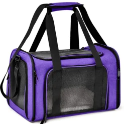DOWNYPAWS - Sac de transport pour chat, portable et pliable violet taille l downypaws