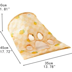 DOWNYPAWS - Sac tunnel pourchatsavec balle jouet