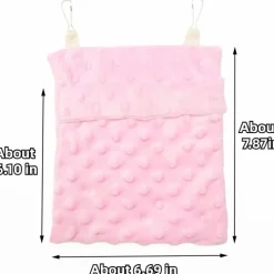 DOWNYPAWS - Sacs de couchage pour petits animaux-sac de couchage chaud rose double face