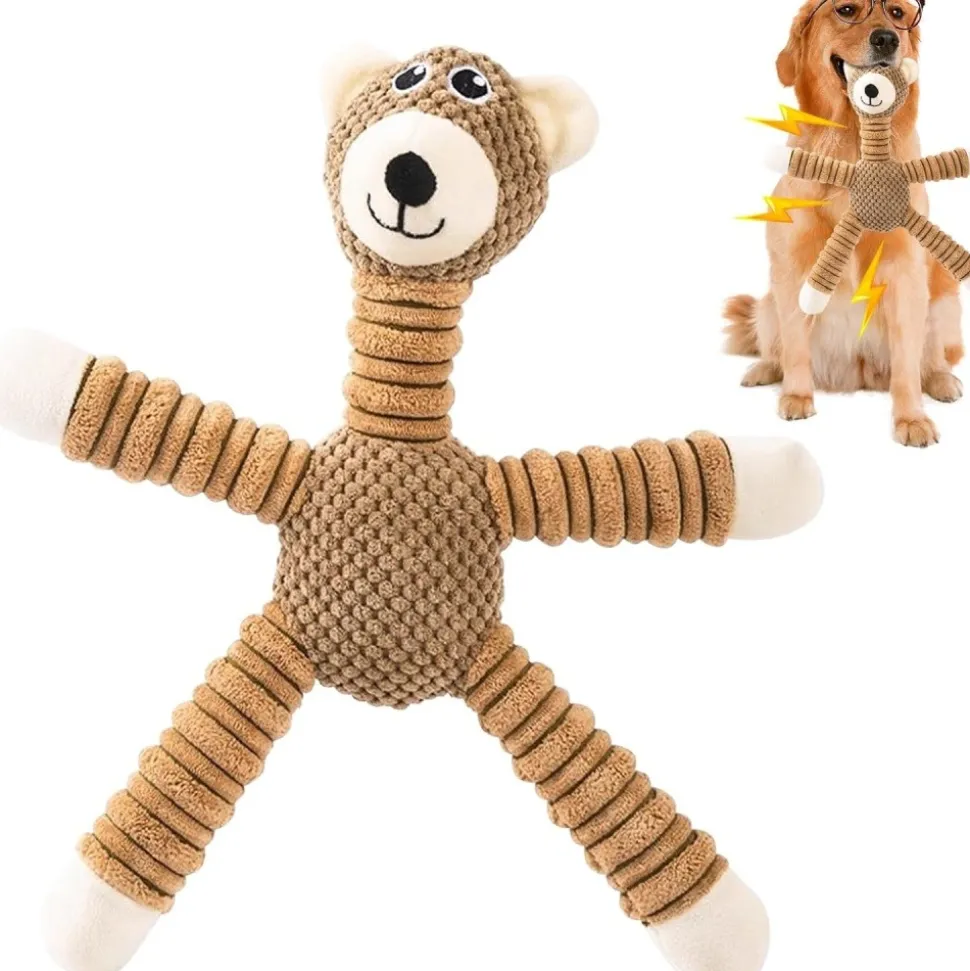DOWNYPAWS - Squeaky jouets en peluche