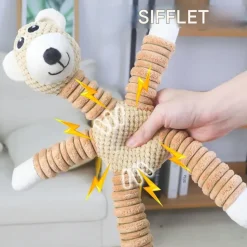 DOWNYPAWS - Squeaky jouets en peluche