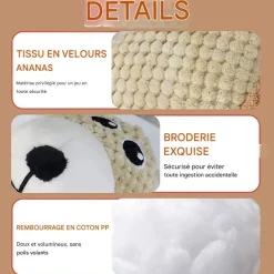 DOWNYPAWS - Squeaky jouets en peluche