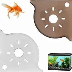 DOWNYPAWS - Support d'angle d'aquarium - avec support pour plantes, adapté à la plupart des aquariums