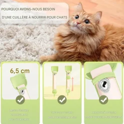 DOWNYPAWS - Tapis à lécher pour chat