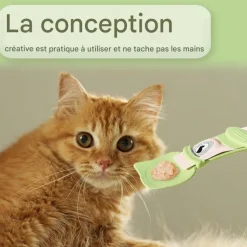 DOWNYPAWS - Tapis à lécher pour chat