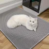 DOWNYPAWS - Tapis anti-éclaboussures et anti-taches pour litière pour chat 40*50cm