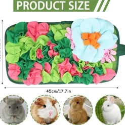 DOWNYPAWS - Tapis de conservation des aliments-coussin à renifler pour chiens et petits animaux-45*25cm