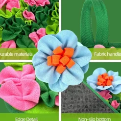 DOWNYPAWS - Tapis de conservation des aliments-coussin à renifler pour chiens et petits animaux-45*25cm