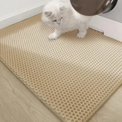 DOWNYPAWS - Tapis de litière pour chat kaki 40*50cm