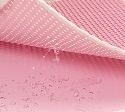 DOWNYPAWS - Tapis de litière anti-déversement pour chat rose 40*50cm