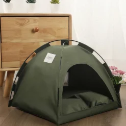 DOWNYPAWS - Tente fraîche d'été pliable pour animaux de compagnie: nid d'activité pour chats et chiens