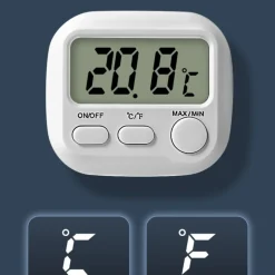 DOWNYPAWS - Thermomètre électronique avec sonde longue