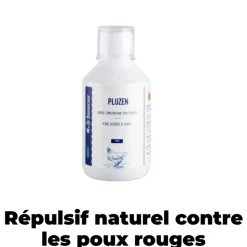 DR BASSECOUR - Pluzen, répulsif naturel contre les poux rouges - 100ml