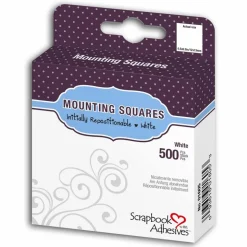 DRAEGER - 217 carrés mousse 3d adhésifs blanc