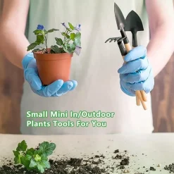 DTOPBUYAGE - 6 pcs mini outils de jardinage pour transplanter petites plantes