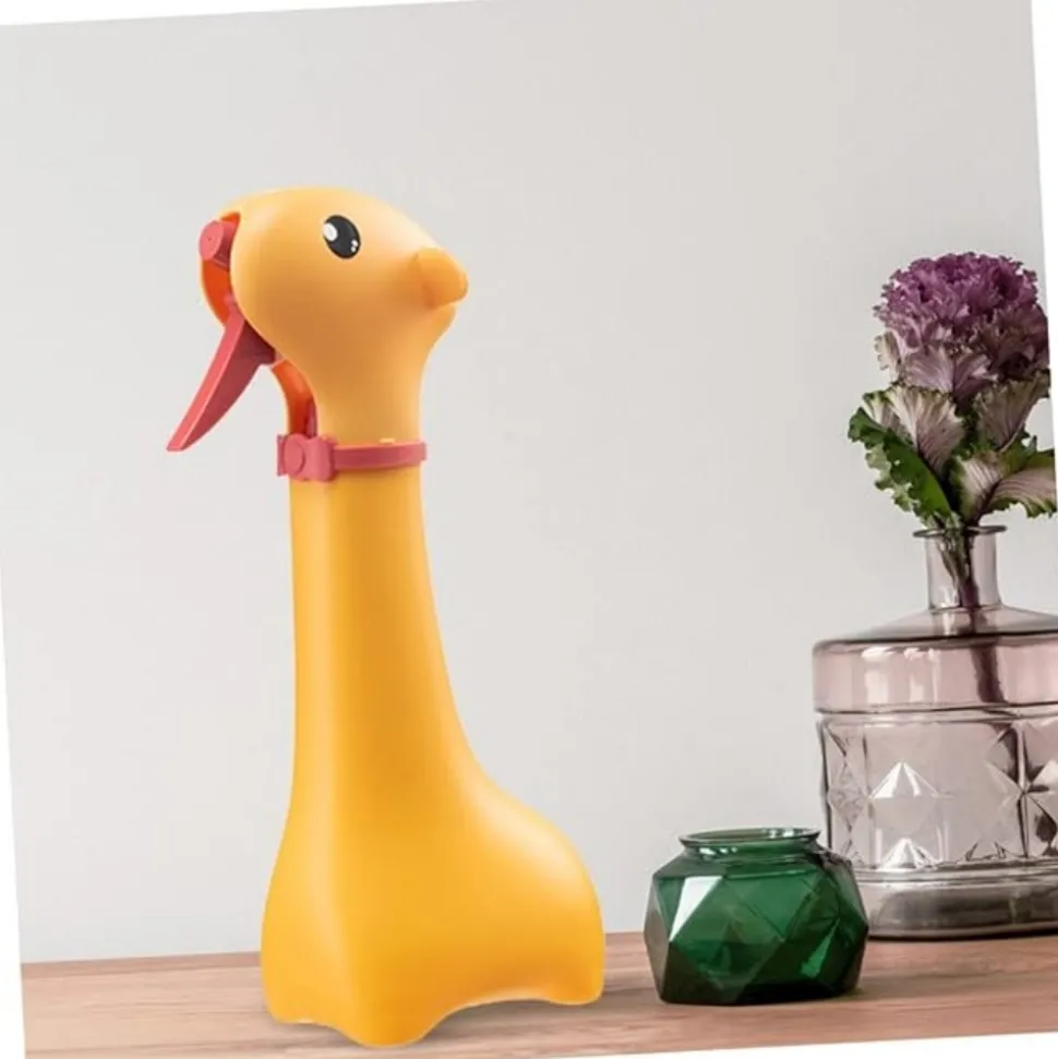 DTOPBUYAGE - 3 pièces arrosoirs portables dessin animé plastique jaune pour enfants