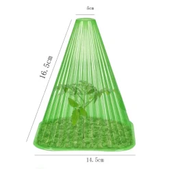 DTOPBUYAGE - 50 pièces de cloches pour plantes de jardin vert dtopbuyage