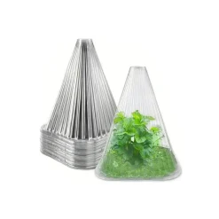 DTOPBUYAGE - 50 pièces de cloches pour plantes de jardin vert dtopbuyage