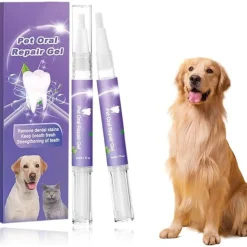 DTOPBUYAGE - 2 pièces gel réparation buccale pour animaux