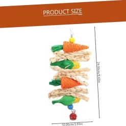 DTOPBUYAGE - 2 pièces mâcher hamster carotte