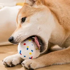 DTOPBUYAGE - Balles indestructibles e-tpu pour moyens et grands chiens