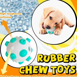 DTOPBUYAGE - Balls pour chiens - interactif, nettoyage des dents