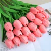 DTOPBUYAGE - Bouquet de 10 tulipes artificielles rose dtopbuyage