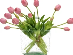 DTOPBUYAGE - Bouquet de 10 tulipes artificielles rose dtopbuyage