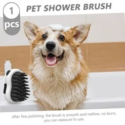 DTOPBUYAGE - Brosse de nettoyage et massage pour animaux de compagnie motif panda bain chien