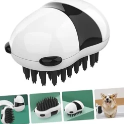 DTOPBUYAGE - Brosse de nettoyage et massage pour animaux de compagnie motif panda bain chien