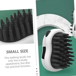 DTOPBUYAGE - Brosse de nettoyage et massage pour animaux de compagnie motif panda bain chien