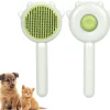 DTOPBUYAGE - Brosse pour animaux de compagnie bouton de nettoyage