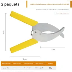 DTOPBUYAGE - Ciseaux de giration pour jardinage petit pack de 2 dtopbuyage