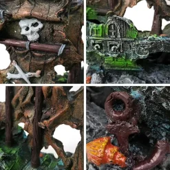 DTOPBUYAGE - Décoration aquarium colonne romaine