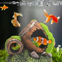 DTOPBUYAGE - Décoration d'aquarium en résine