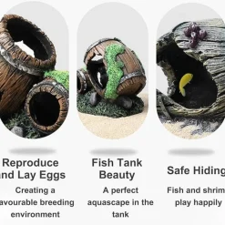 DTOPBUYAGE - Décoration d'aquarium en résine