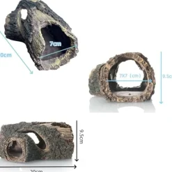 DTOPBUYAGE - Décoration résine aquarium poissons