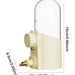 DTOPBUYAGE - Distributeur eau perroquet 200ml multi - usages