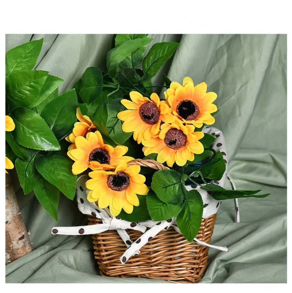 DTOPBUYAGE - Dtopbuyage - tournesol vigne petite tête - 2 pièces