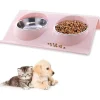 DTOPBUYAGE - Dtopbuyage animaux feeder bol, gamelle double