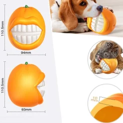 DTOPBUYAGE - Dtopbuyage balle orange amusante pour chiens