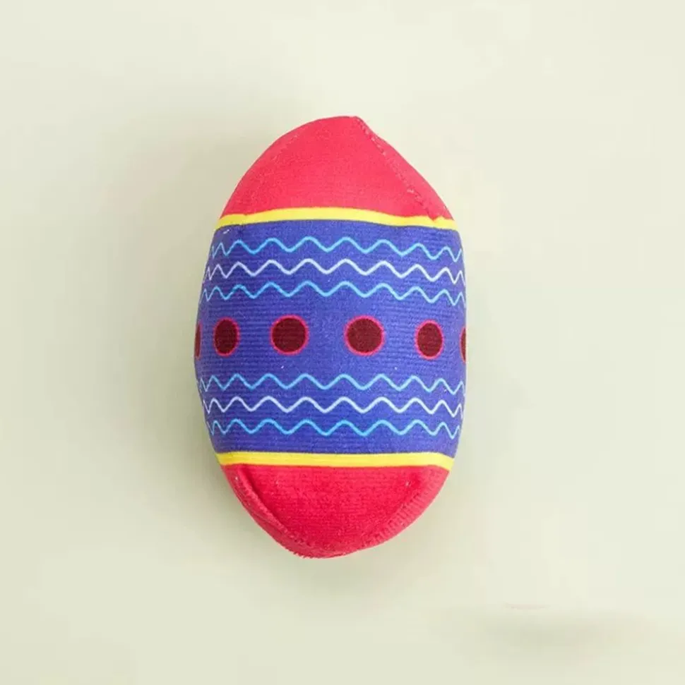 DTOPBUYAGE - Dtopbuyage jouet en peluche pour chien en forme d'œuf