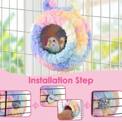 DTOPBUYAGE - Dtopbuyage nid pour oiseaux et petits animaux