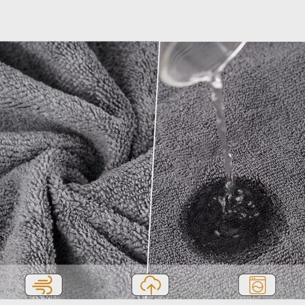 DTOPBUYAGE - Dtopbuyage peignoir en microfibre pour chien