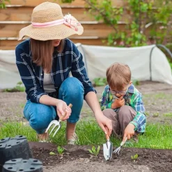 DTOPBUYAGE - Ensemble d'outils de jardin 2 pièces
