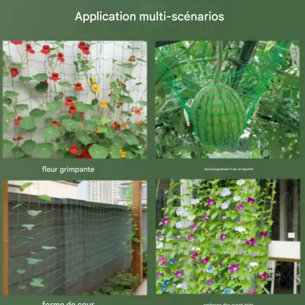 DTOPBUYAGE - Filet de jardin pour plantes grimpantes 0,9*1,8 m dtopbuyage