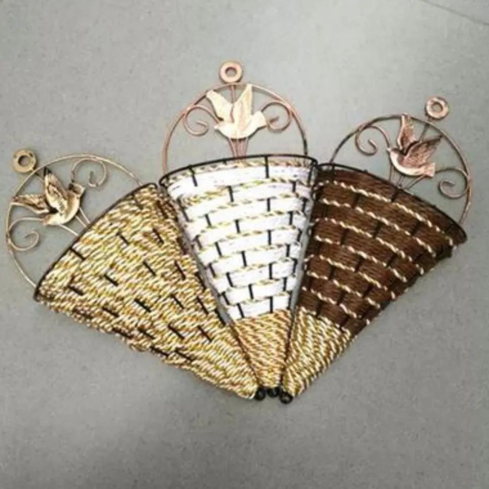 DTOPBUYAGE - Fleurs artificielles - tiges, paniers mural et fleurs pour décoration - dtopbuyage