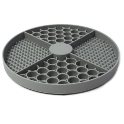 DTOPBUYAGE - Gamelle silicone à ventouse pour chien gris